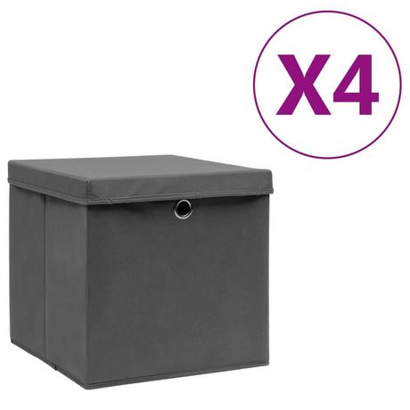 VidaXL Boîte de rangement tissu  