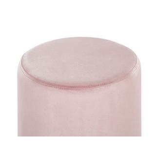 Beliani Pouf en Velours Moderne BRIGITTE  