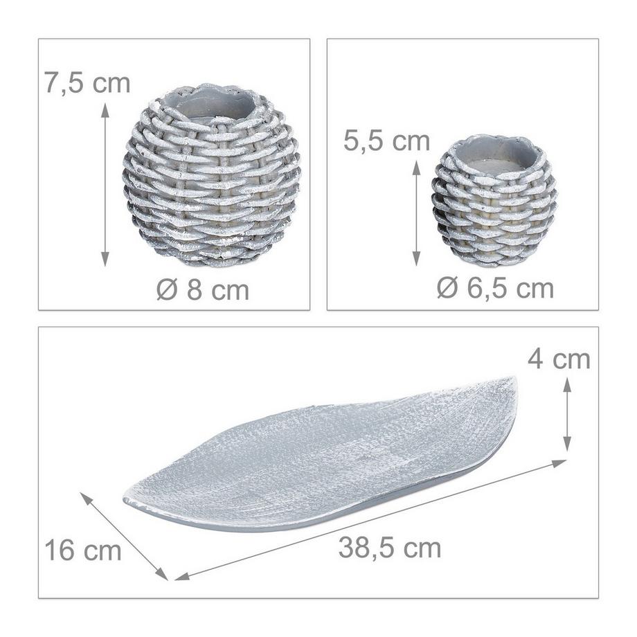 B2X Lanterne luminose da 3 pezzi  