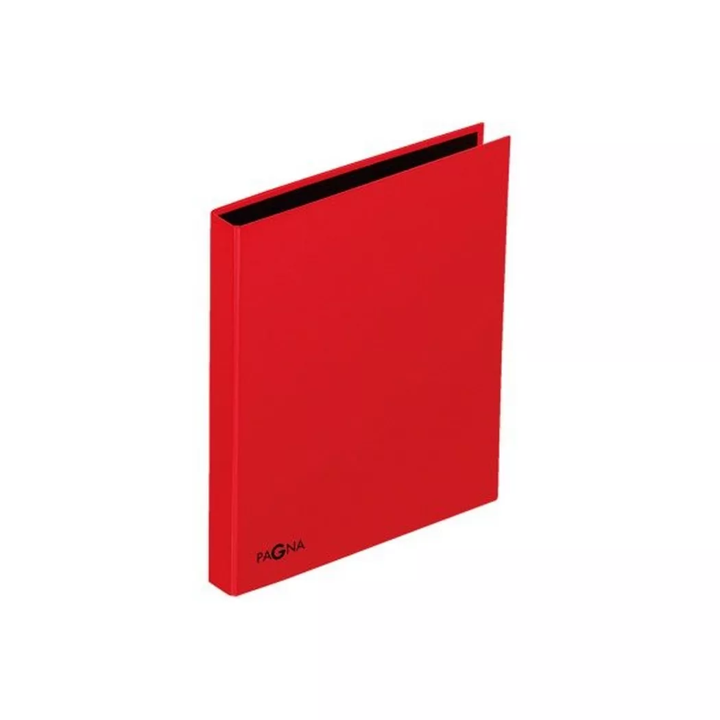 PAGNA Ringbuch , Basic Colours, , 4 Ring-Mechanik, rot