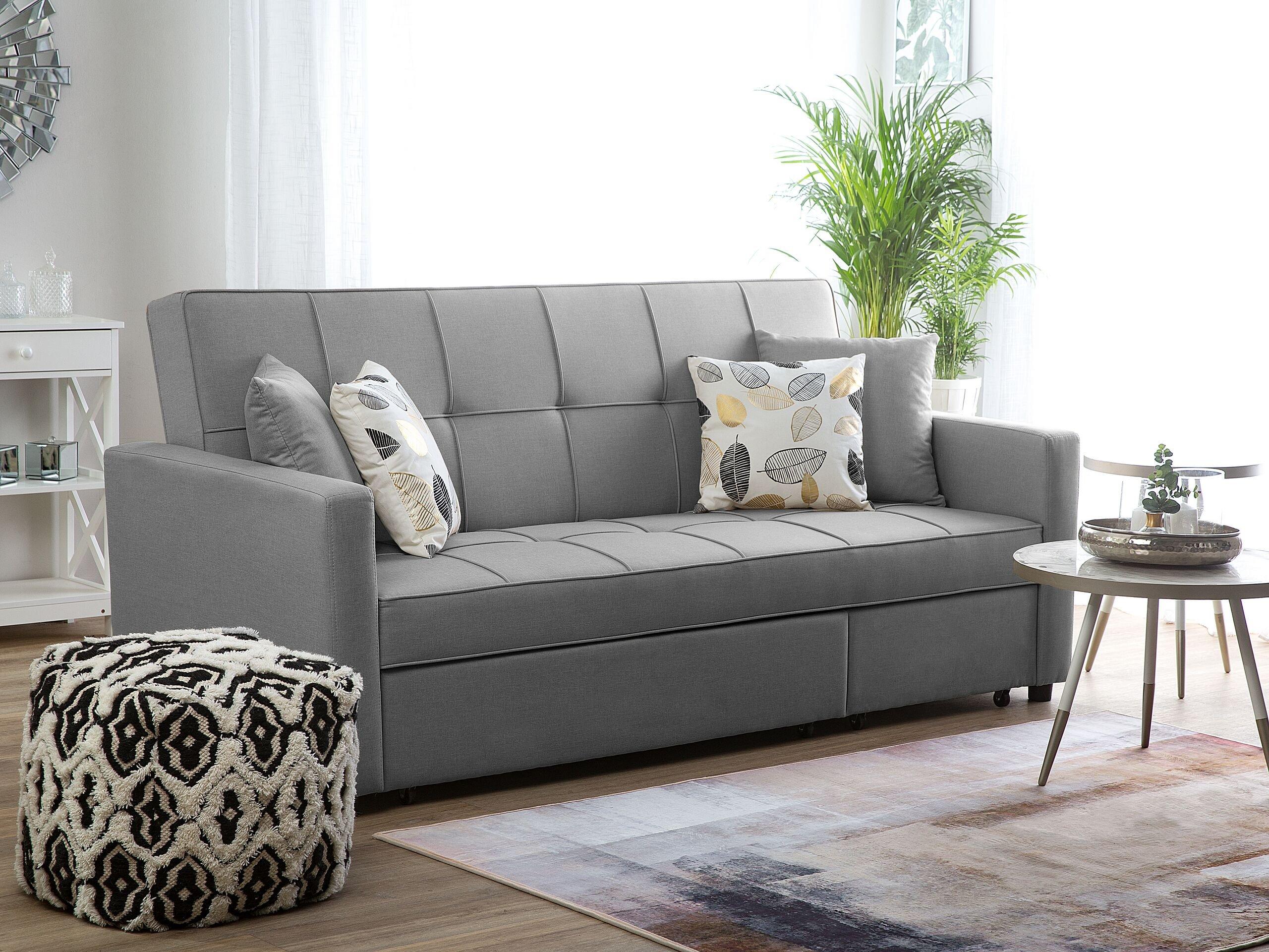 Beliani Schlafsofa aus Polyester Modern GLOMMA  