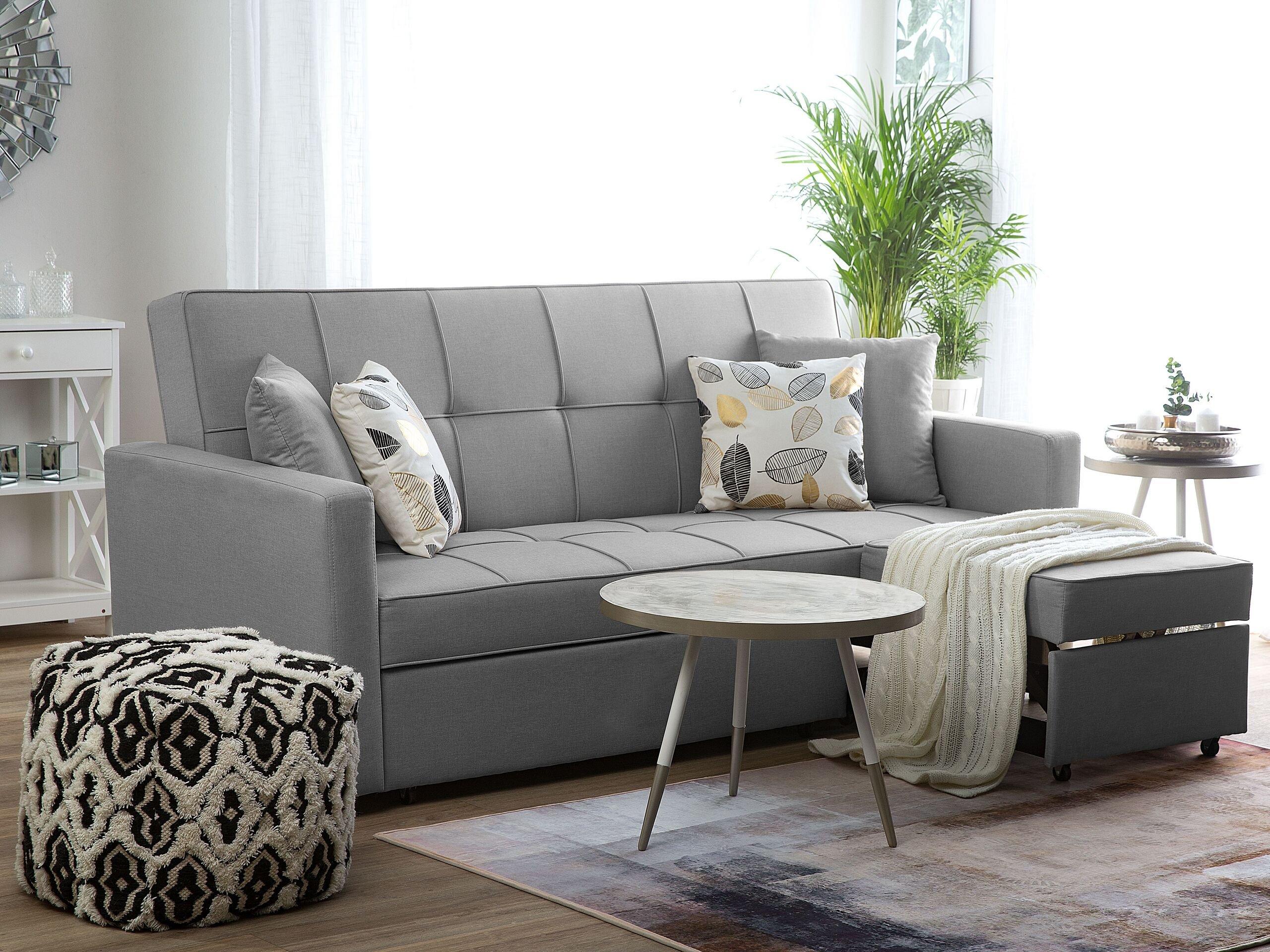 Beliani Schlafsofa aus Polyester Modern GLOMMA  