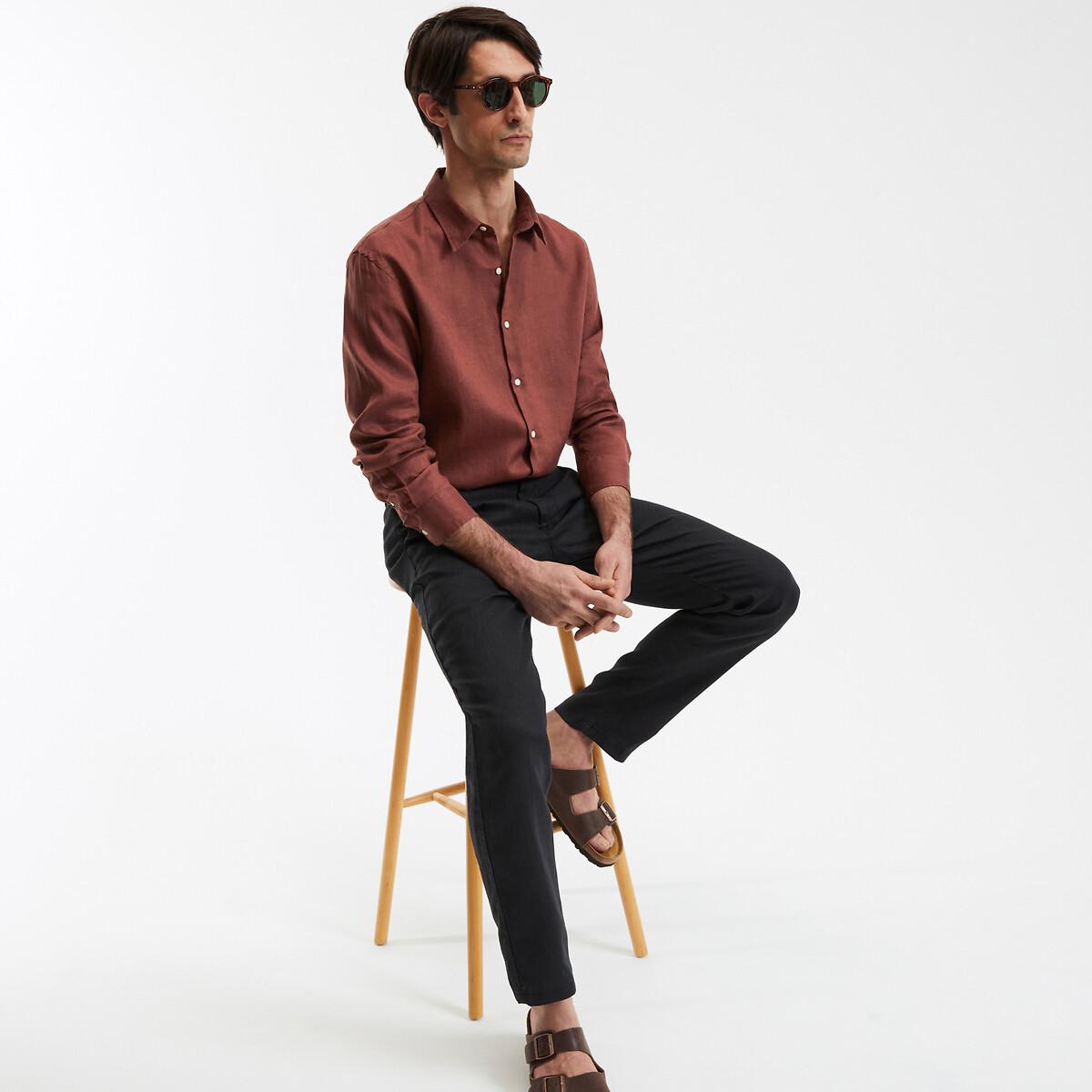 La Redoute Collections Leinenhose Regular Fit  