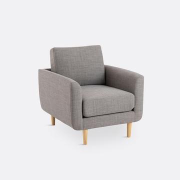 Fauteuil polyester/coton