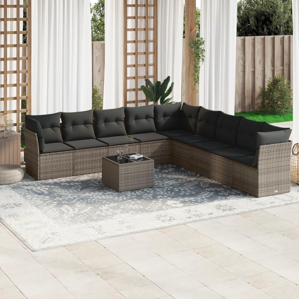 VidaXL Garten sofagarnitur poly-rattan  