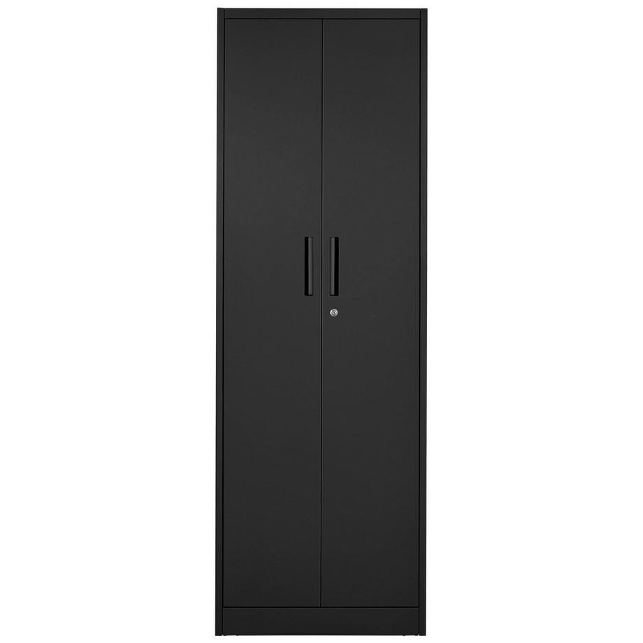 Tectake Armoire à Dossiers Brandon, fermeture magnétique, étagères réglables, verrouillage, usage simple  