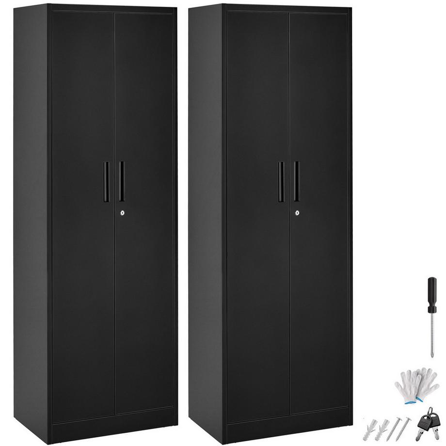 Armoire à Dossiers Brandon, fermeture magnétique, étagères réglables, verrouillage, usage simple