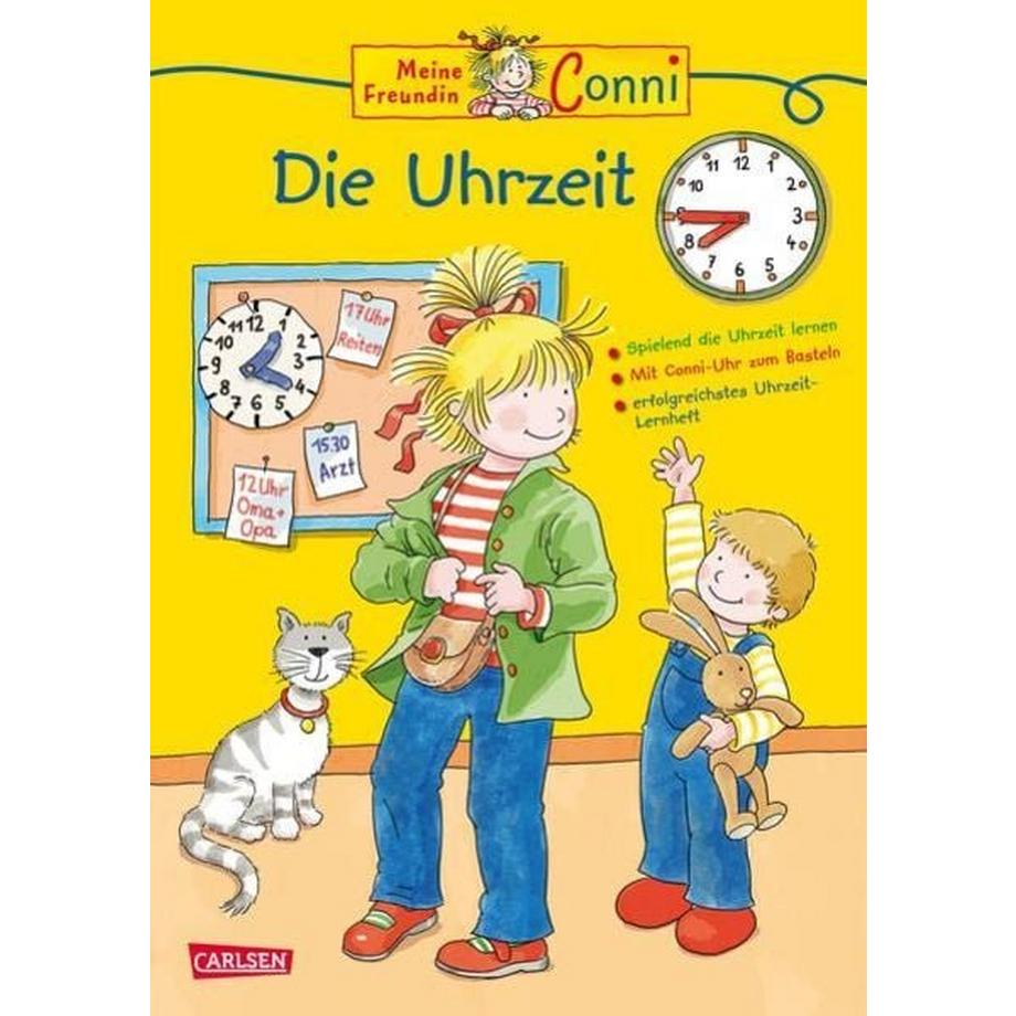 Carlsen  Conni Gelbe Reihe (Beschäftigungsbuch): Die Uhrzeit 
