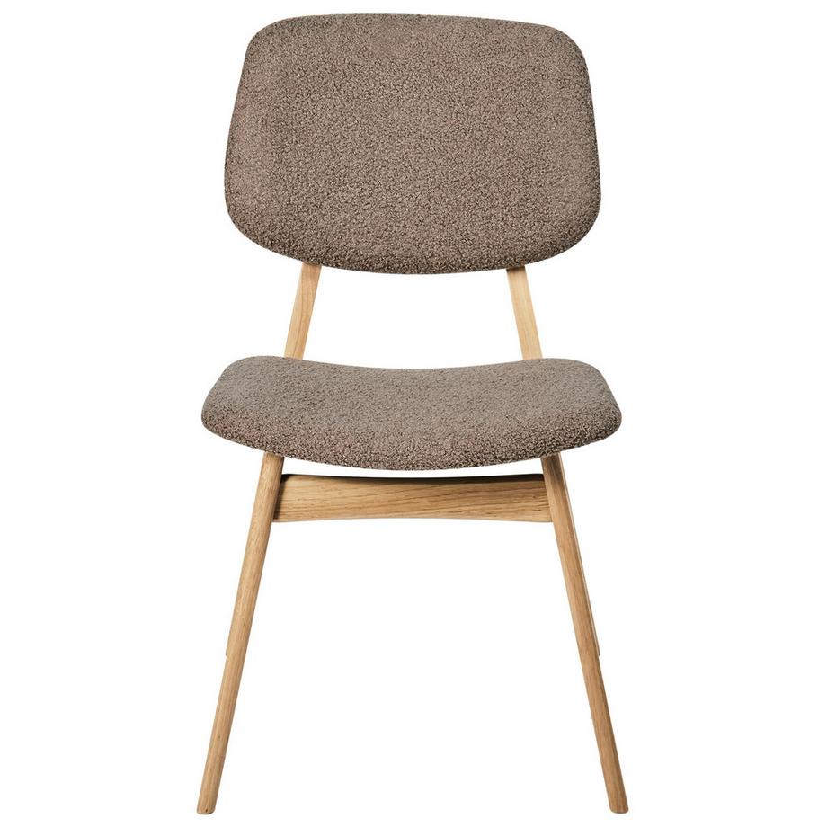 Beliani Set di 2 sedie da pranzo en Legno di caucciù  ELAINE  