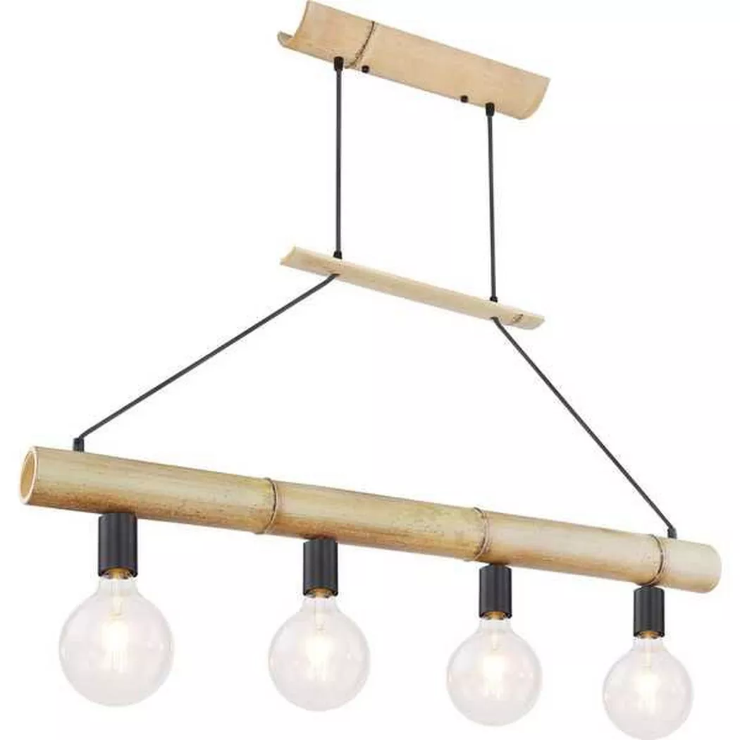 mutoni – Hängeleuchte Loreto Metall 4xE27, One Size, Schwarz