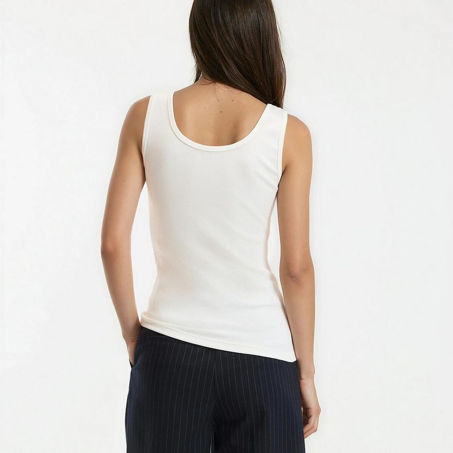 La Redoute Collections Canotta Collo Tunisino Spalline Larghe  