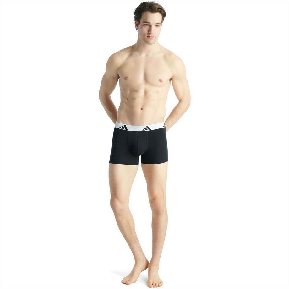 adidas  Boxer Active Cotone Flessibile Misura  (Confezione da tre) 