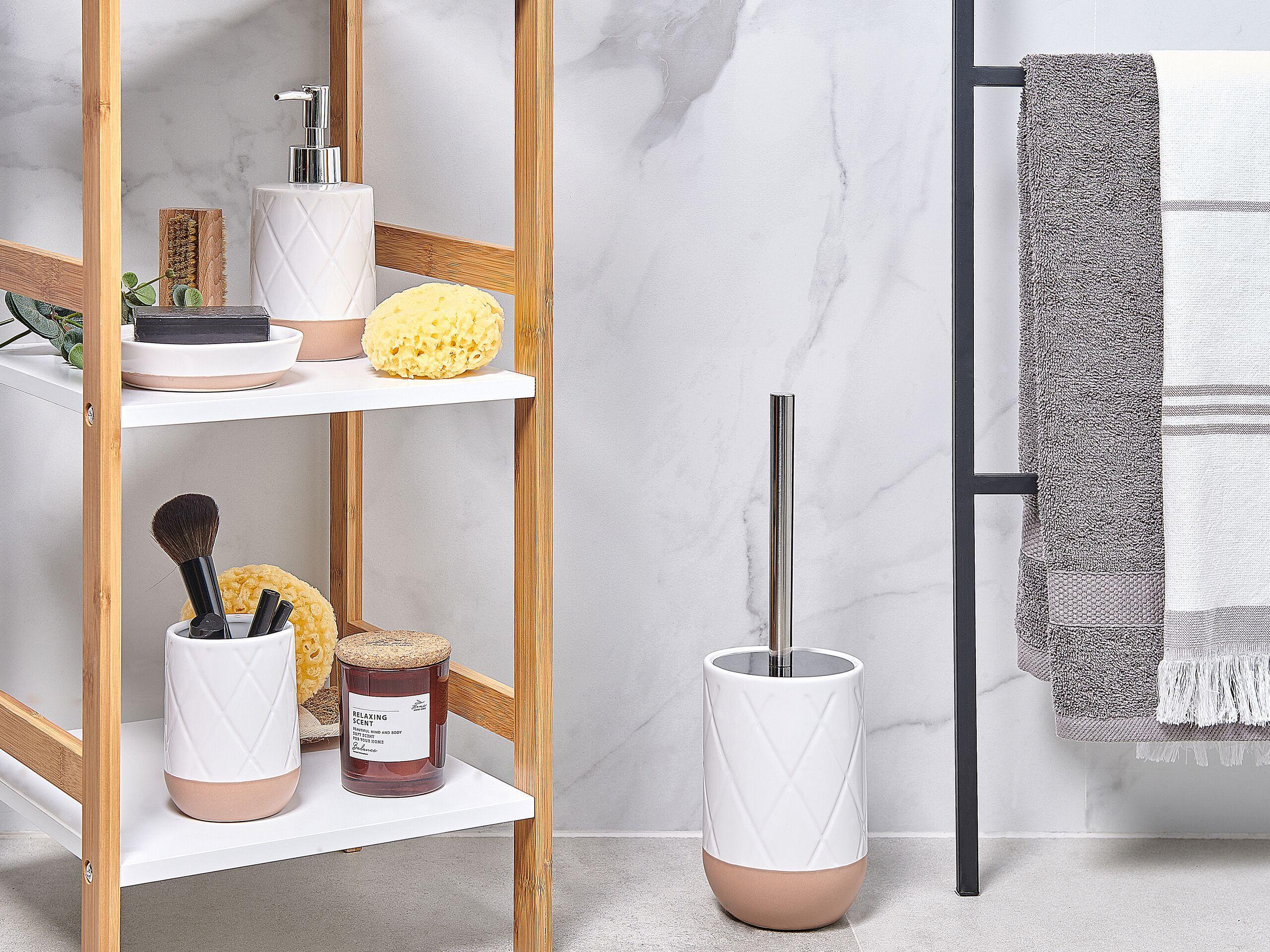 Beliani Set accessori bagno en Ceramica Scandinavo LEBU  