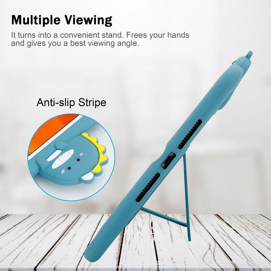 Cadorabo  Housse pour tablette compatible avec Apple iPad MINI 5 (7.9 Zoll) - Coque de protection pour enfants en silicone TPU flexible avec fonction de rangement 