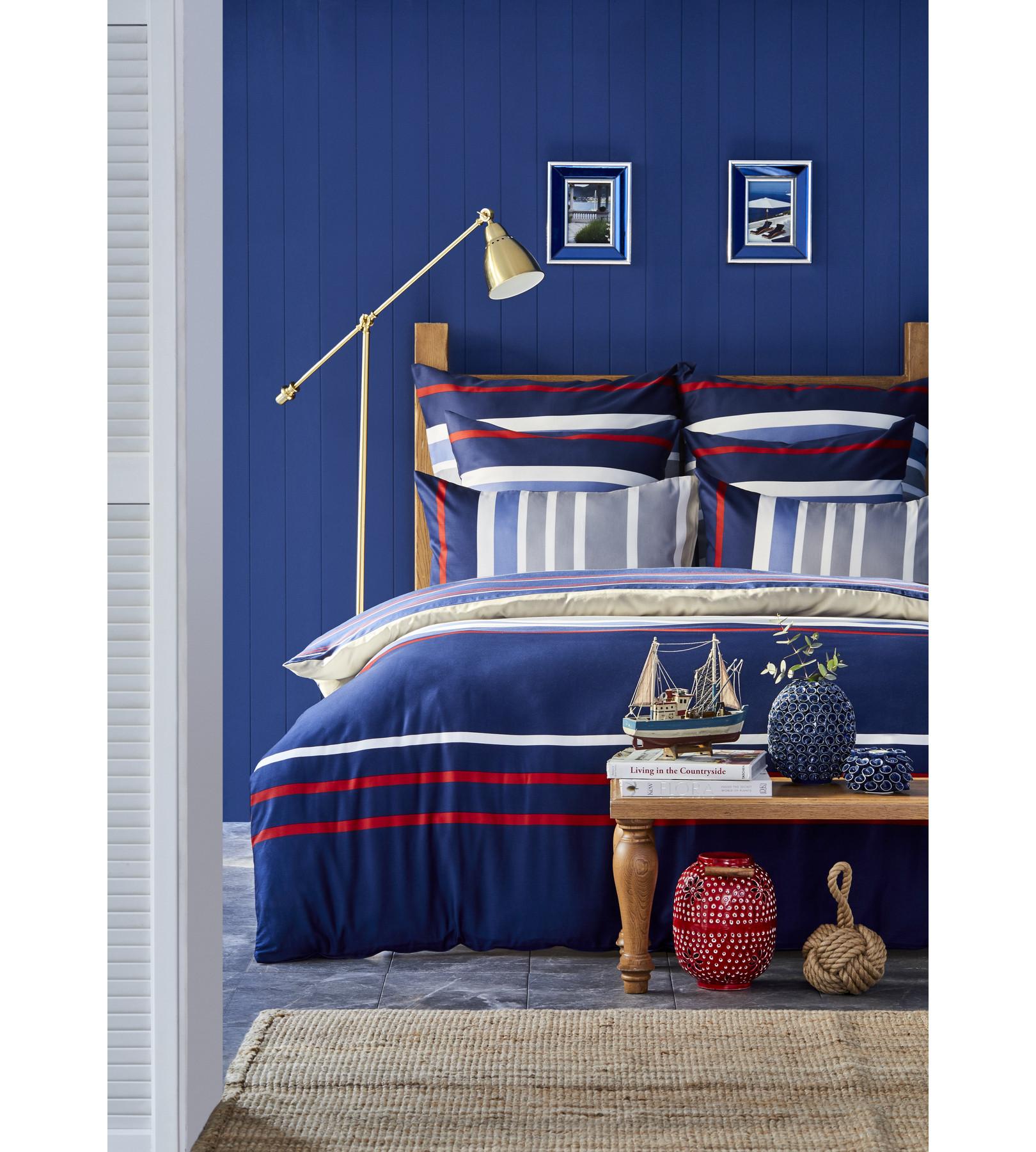 Nautica Bradford Gestreiftes Bettwäsche-Set  