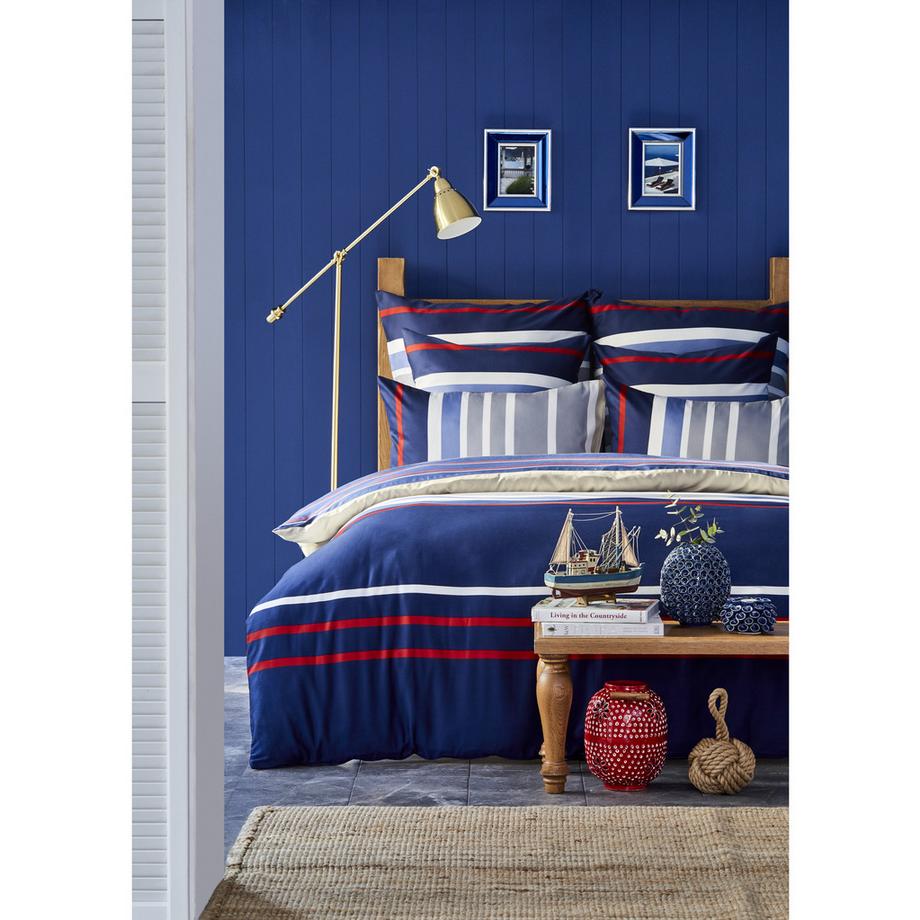 Nautica Bradford Parure de lit rayée  