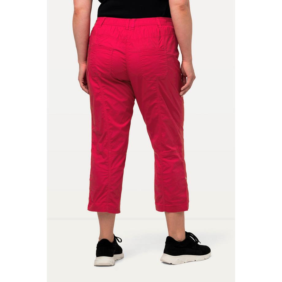 Ulla Popken Pantalon cargo 7/8 avec attaches Taille confortable  