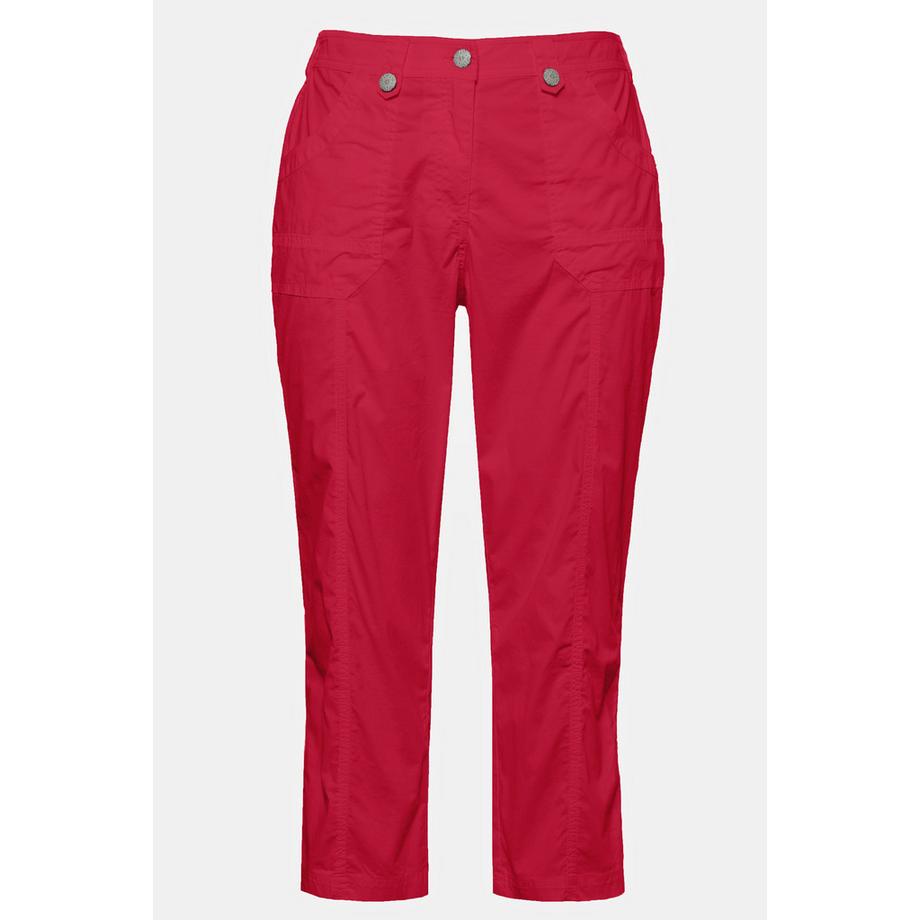 Ulla Popken Pantalon cargo 7/8 avec attaches Taille confortable  