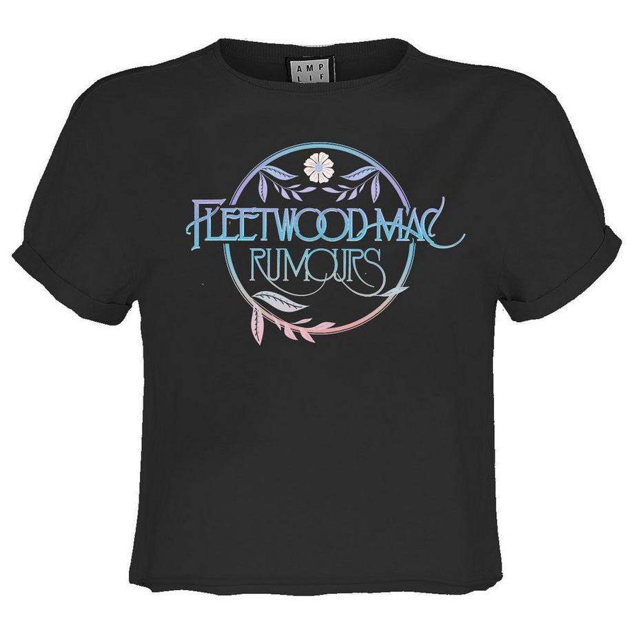 Rumours Floral Logo Kurzes Top