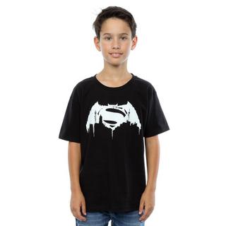 DC COMICS  Batman v Superman Beaten Logo TShirt 