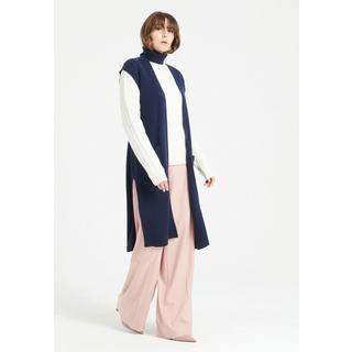 Studio Cashmere8  MIA 6 Long Cardigan ohne Ärmel - 100% Kaschmir 