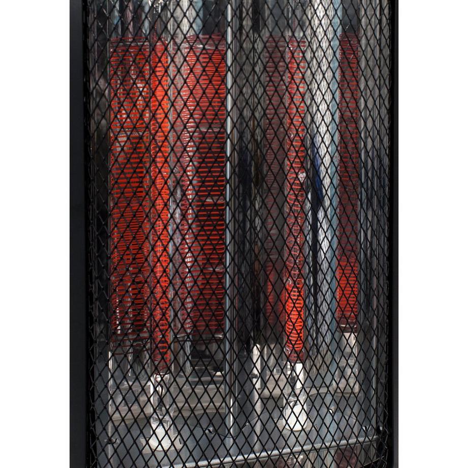 Argoclima Argoclima 191070203 stufetta elettrica Interno Nero, Rosso 800 W Riscaldatore di ambienti elettrico al quarzo  