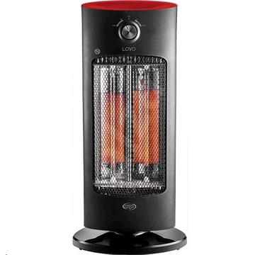 Argoclima 191070203 stufetta elettrica Interno Nero, Rosso 800 W Riscaldatore di ambienti elettrico al quarzo