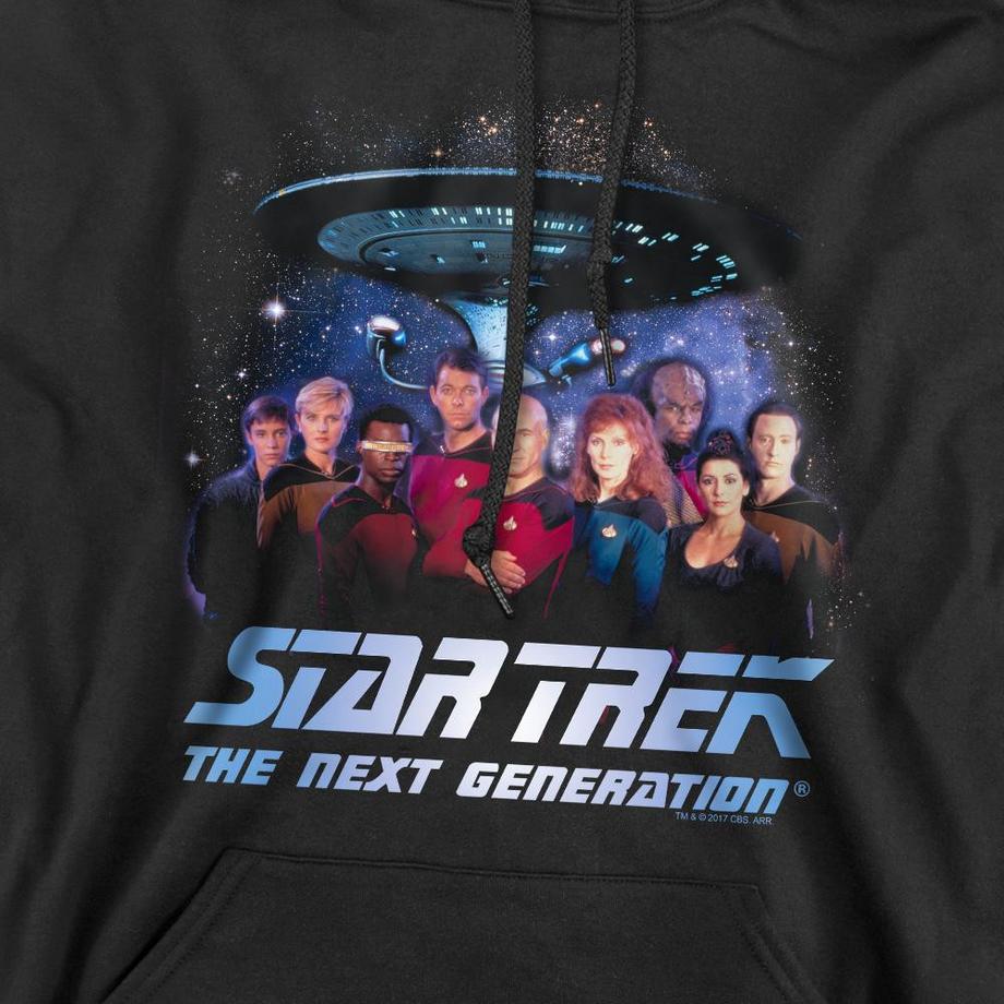 Star Trek Star Trek The Next Generation Felpa con Cappuccio  