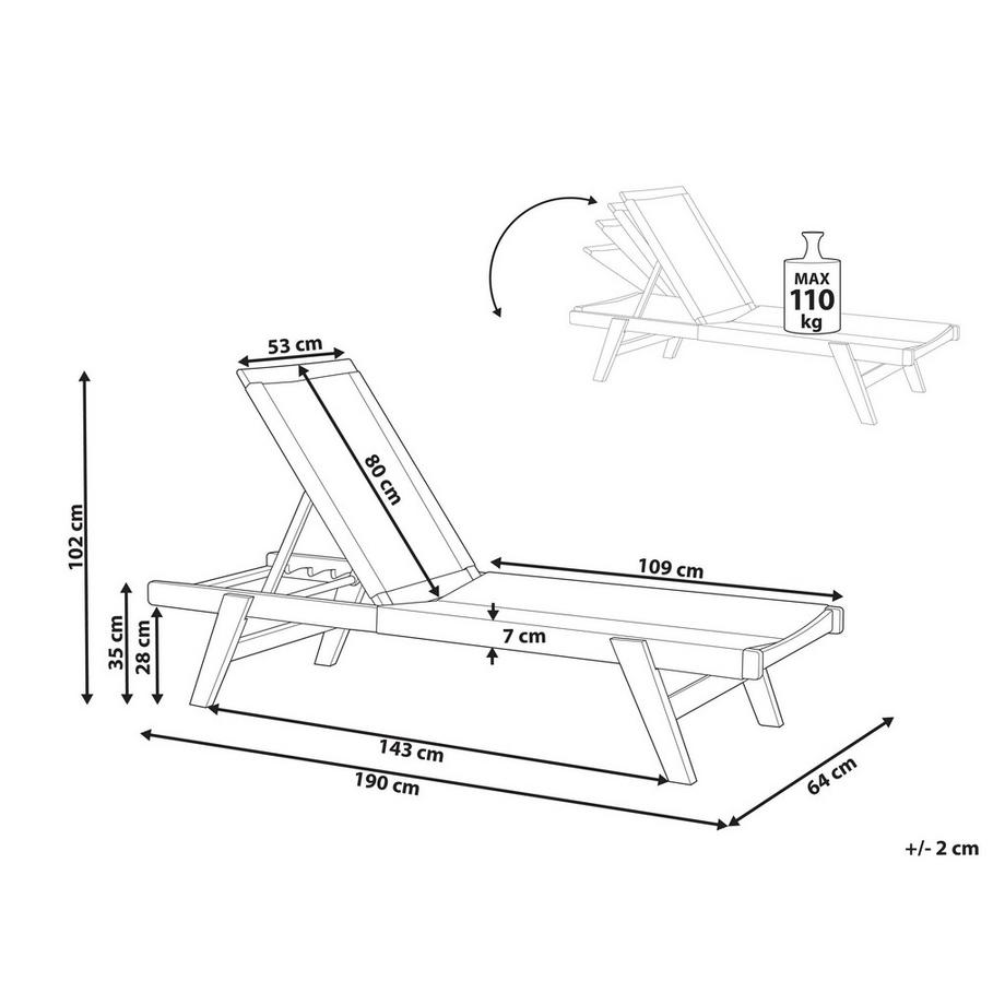Beliani Transat en Acacia Méditerranéen PROSSEDI  
