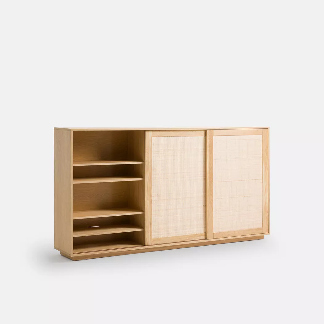 La Redoute Intérieurs - TV-Möbel Palano aus Eiche, One Size, Beige