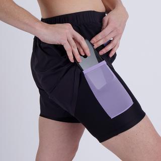 KIPRUN  Shorts - 2 in 1 Run Dry 500 