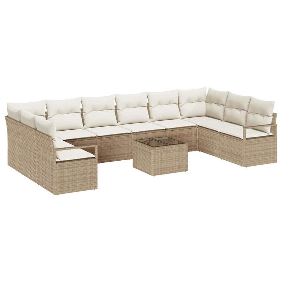 Ensemble de meubles de jardin poly rattan