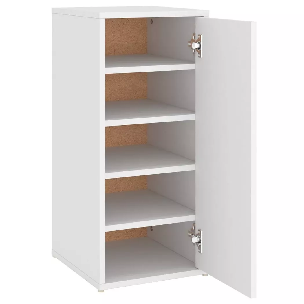 Armoire à chaussures Blanc 32x35x70 cm Bois d’ingénierie