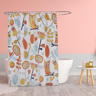 Northix Rideau de douche 180x200 cm avec motif  