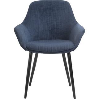 mutoni Fauteuil bleu foncé (série de 2)  