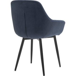 mutoni Fauteuil bleu foncé (série de 2)  