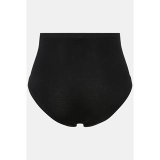 Ulla Popken  Culotte taille haute, en jersey de coton. Cuisses échancrées pour un haut niveau de confort, même lorsque vous restez longtemps assise. 