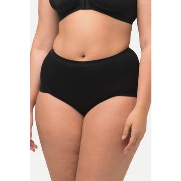 Culotte taille haute, en jersey de coton. Cuisses échancrées pour un haut niveau de confort, même lorsque vous restez longtemps assise.