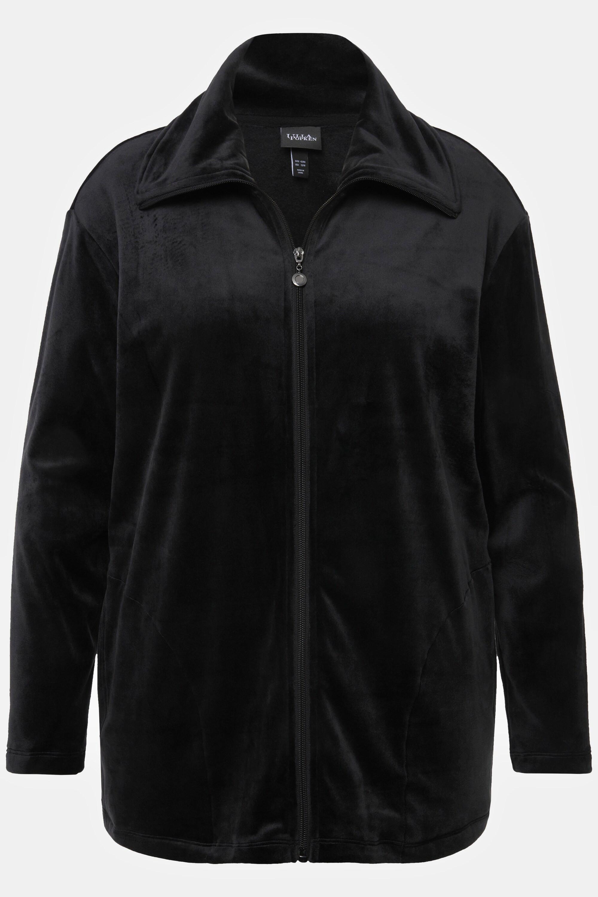 Ulla Popken Giacchetta Homewear Nicki Collo Alto  