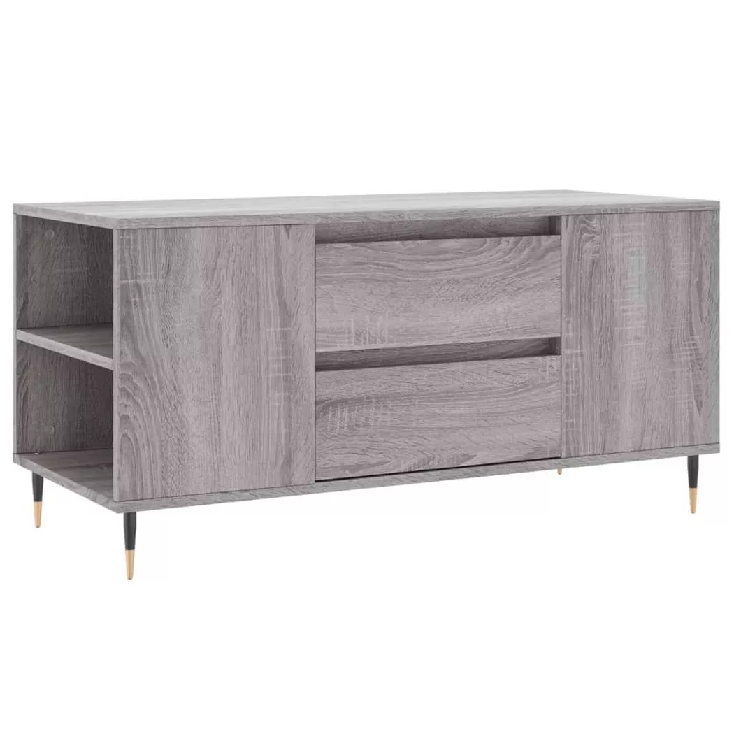 VidaXL - Table basse bois d'ingénierie, One Size, Gris