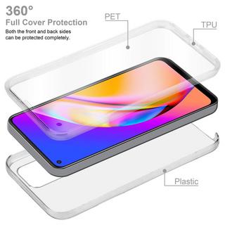 Cadorabo  Housse compatible avec Oppo A94 5G - 360° Full Body Coque de protection - Protection frontale et dorsale, protection intégrale avec protection d'écran 