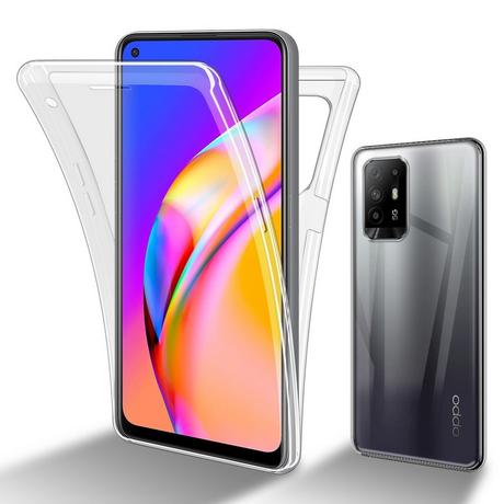 Cadorabo  Housse compatible avec Oppo A94 5G - 360° Full Body Coque de protection - Protection frontale et dorsale, protection intégrale avec protection d'écran 