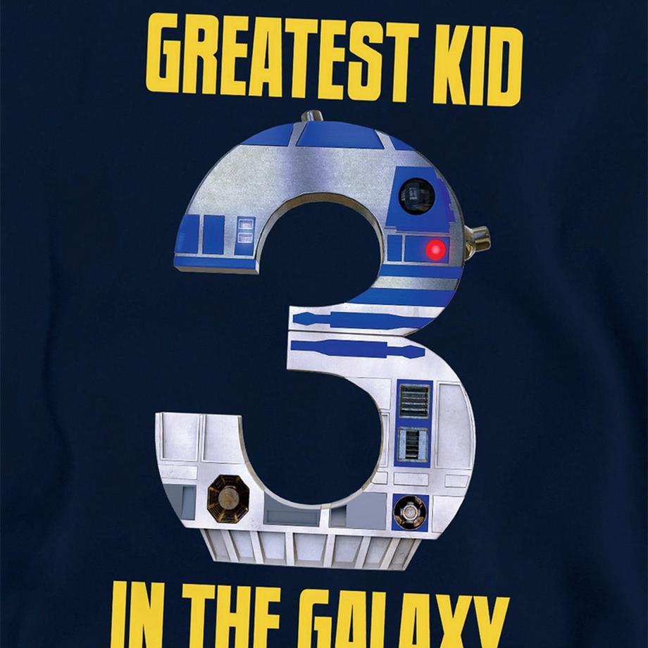 STAR WARS  Greatest Kid In The Galaxy Felpa Con Cappuccio R2d2 