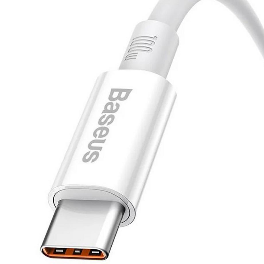 Baseus  Baseus Superior Series USB – USB-C-Kabel 100 W, 0,25 m – Weiß 