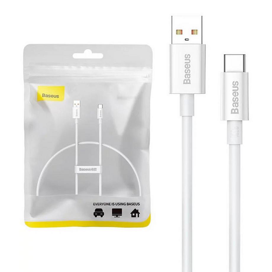 Baseus  Baseus Superior Series USB – USB-C-Kabel 100 W, 0,25 m – Weiß 