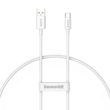 Baseus Superior Series USB – USB-C-Kabel 100 W, 0,25 m – Weiß