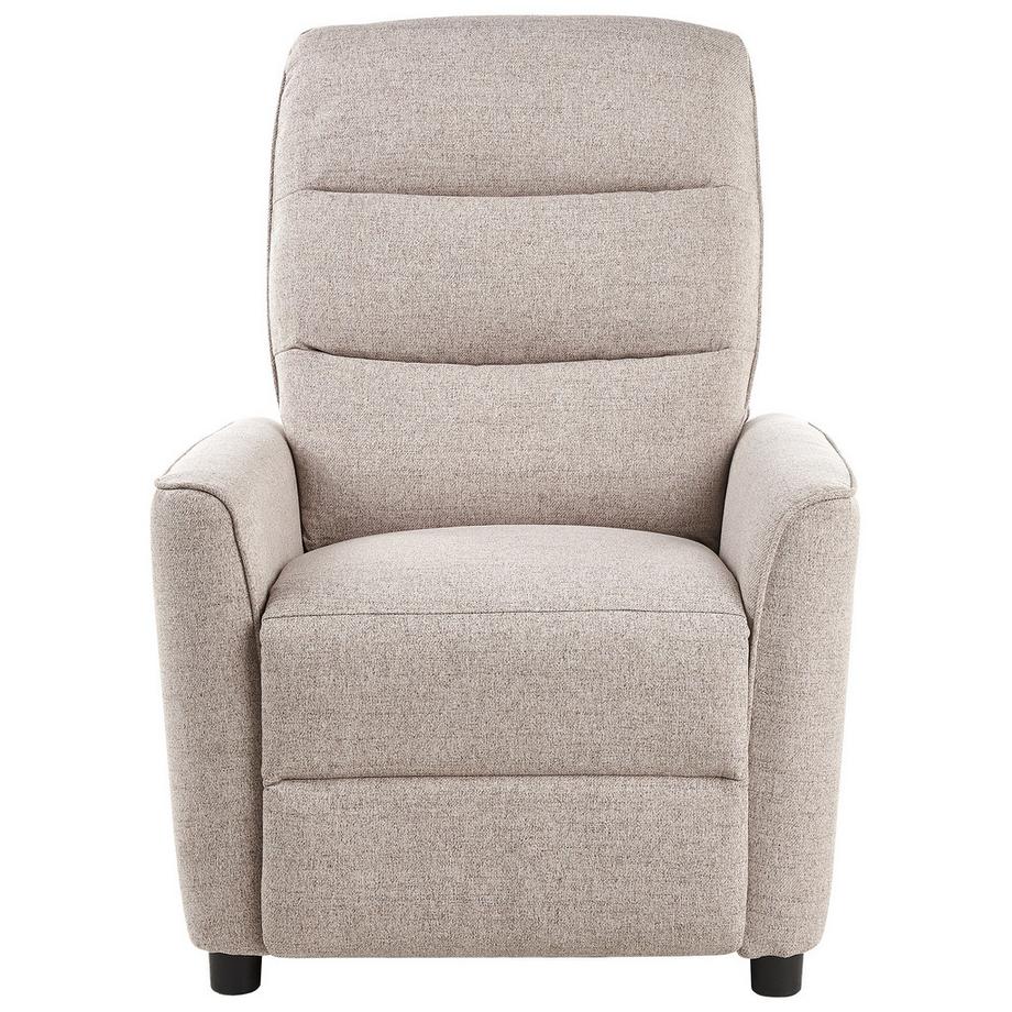 Beliani Fauteuil inclinable en Tissu  SANDE  