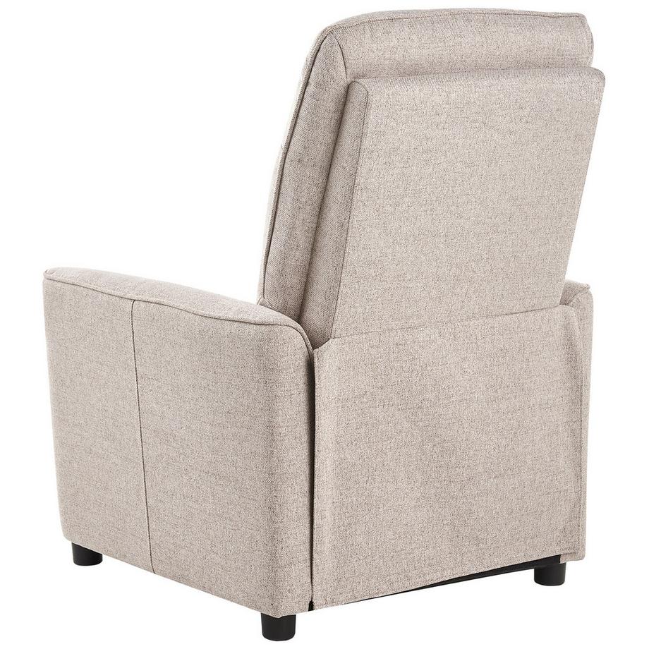 Beliani Fauteuil inclinable en Tissu  SANDE  