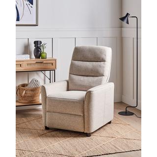 Beliani Fauteuil inclinable en Polyester Traditionnel SANDE  