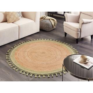 Beliani Tapis en Jute Boho MARTS  